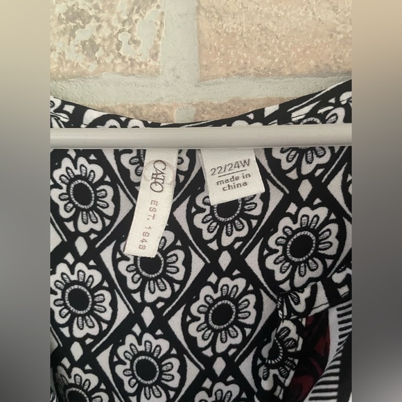 Cato Flowy Blouse with Floral Print Women’s Size 22/24 - Picture 4 of 5